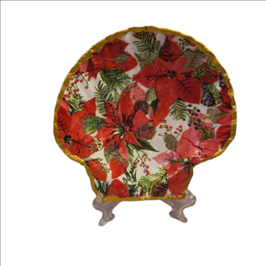 DECOUPAGE SCALLOPED FAN SHELL